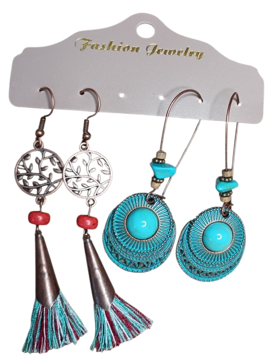 Jewelry - Set Of 2 Boho Dangle Earrings